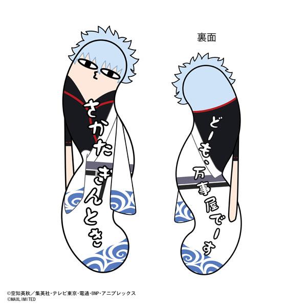 [預訂] 銀魂 扭曲的傢伙BIG A：坂田銀時，正面與背面設計圖。