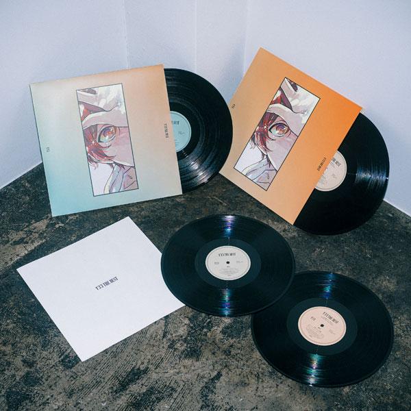 [預訂] LP GIVEN THE BEST 完全生產限定盤，含唱片封套（封面為動漫人物特寫）和黑膠唱片。