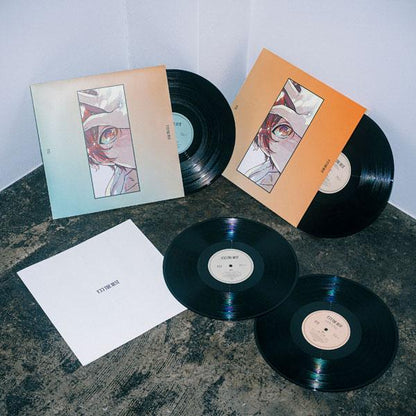 [預訂] LP GIVEN THE BEST 完全生產限定盤，含唱片封套（封面為動漫人物特寫）和黑膠唱片。