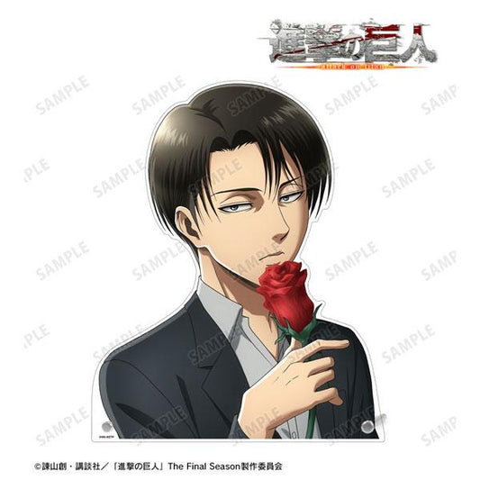 [Pre-order] Levi's new painting from Attack on Titan Flower Shop ver. Extra large cut stand "Pre-order for September 24"