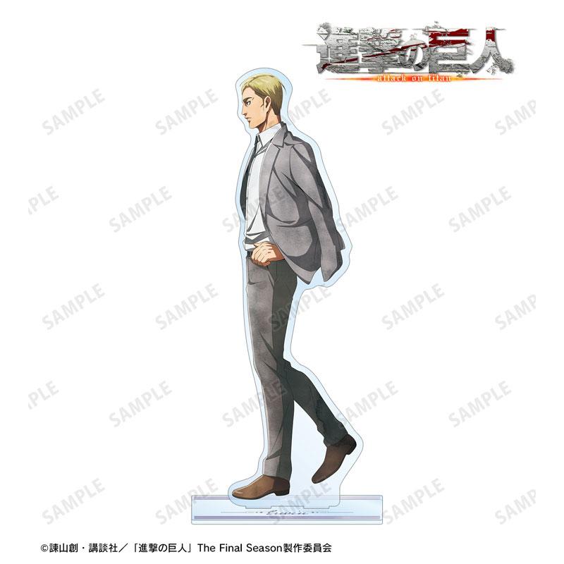 [Pre-order] Attack on Titan's newly painted Erwin's pace and watercolor style ver. Extra large stand "Pre-order for October 24"