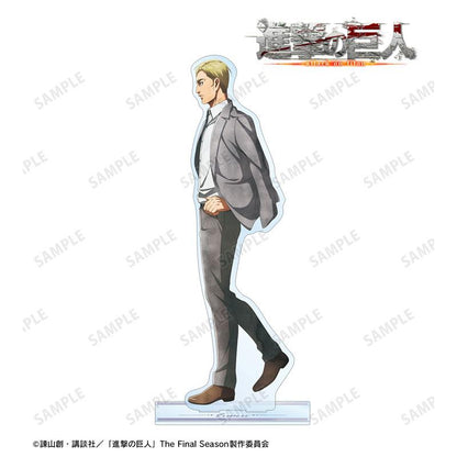 [Pre-order] Attack on Titan's newly painted Erwin's pace and watercolor style ver. Extra large stand "Pre-order for October 24"