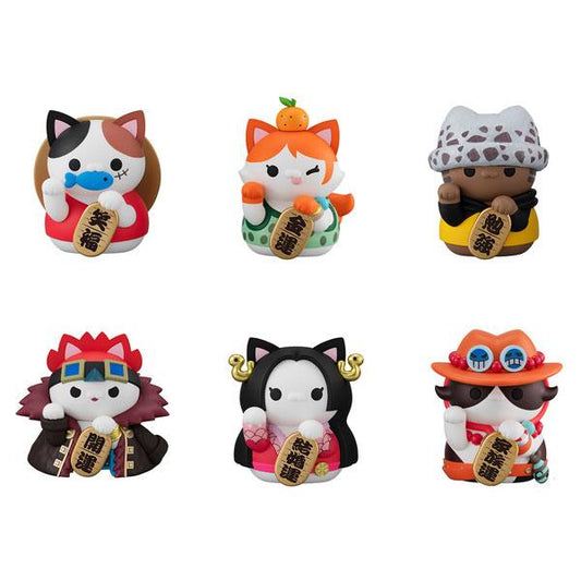 [Pre-order] MEGA CAT PROJECT ONE PIECE Cat PIECE meow! FORTUNE LUCKY☆CAT PIRATES 6 pieces in BOX "March 25 reservation"