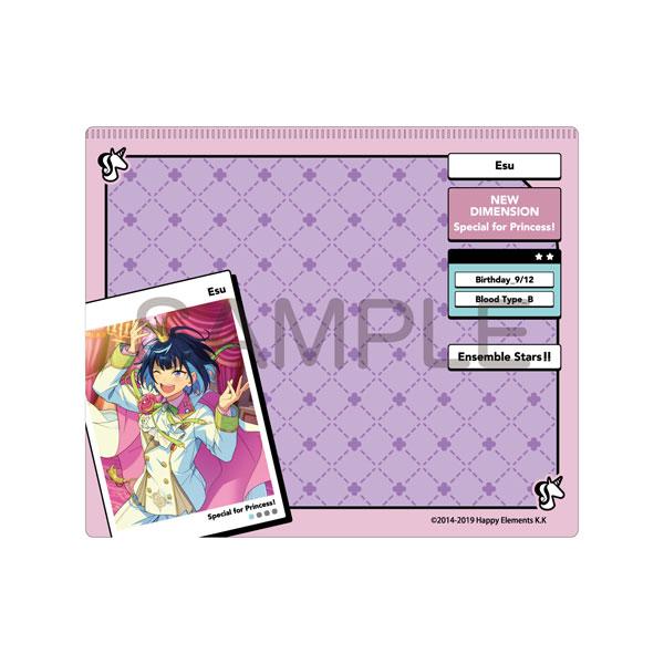 [預訂] 偶像夢幻祭 DECOPAD S，Esu角色卡片設計，粉色背景。