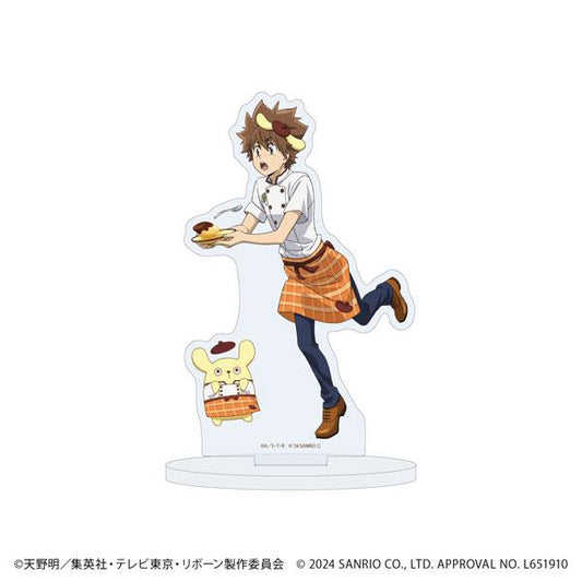 [Pre-order] Stand-up "Tutor REBORN! Killer Tobacco × SANRIO CHARACTERS" 19/Sawada Tsunayoshi × Budin Dog (Collaboration Illustration) "Reservation for September 24"