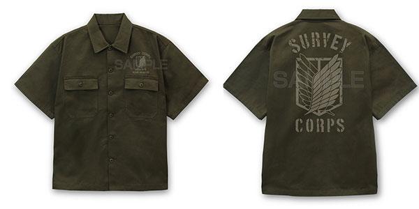 [預訂] 進擊的巨人 調查兵團 工作襯衫 Ver.2.0/MOSS-L《25年8月預約》