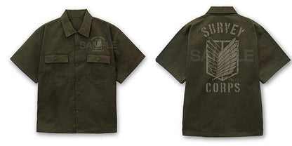 [預訂] 進擊的巨人 調查兵團 工作襯衫 Ver.2.0/MOSS-L《25年8月預約》