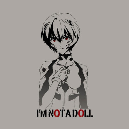 [預訂] EVANGELION 綾波零 漸層 T恤/LIGHT GRAY-M《25年10月預約》