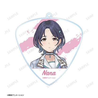 [Pre-order] Girls Band Cry Nana guitar pick type double-sided large keychain "Pre-order in February 25"