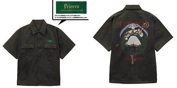 [預訂] 葬送的芙莉蓮 芙莉蓮 刺繡工作襯衫/GRAY-XL《25年9月預約》