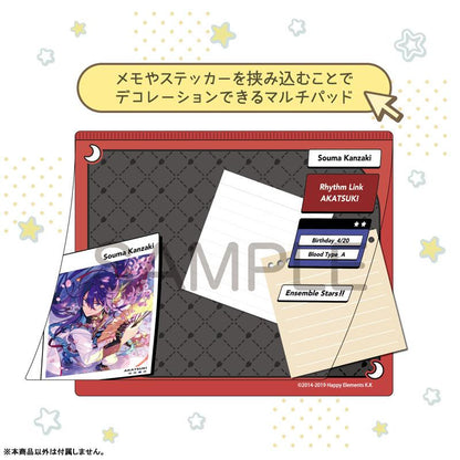 [預訂] 偶像夢幻祭 DECOPAD，神崎颯馬角色設計，包含角色卡片及裝飾配件。