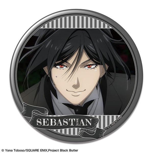 [Pre-order] TV Animation Black Butler - Boarding School Chapter - Badge Design 06 (Sebastian Michaelis/F) "Reservation for November 24"