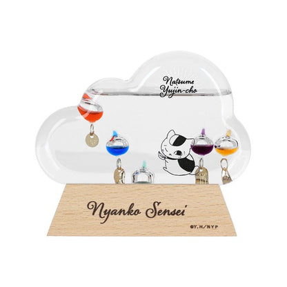 [預訂] 夏目友人帳 貓咪老師 雲形玻璃浮球溫度計《25年12月預約》
