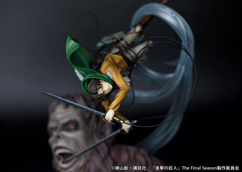 [Pre-order] TV animation Attack on Titan "Levi vs Beast Titan ver." finished model "Pre-order September 25"