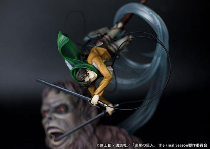 [Pre-order] TV animation Attack on Titan "Levi vs Beast Titan ver." finished model "Pre-order September 25"