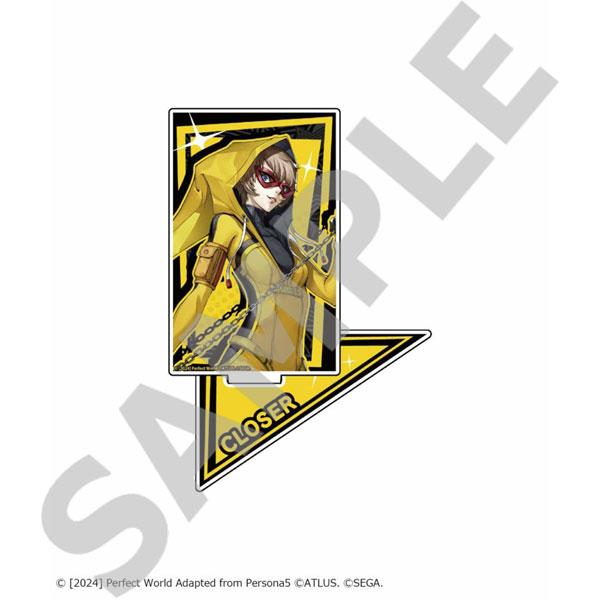 預訂 女神異聞錄5 The Royal ＆ The Phantom X 立牌，黃色連帽角色立繪，CLOSER底座。
