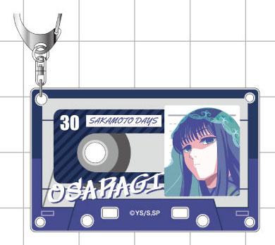 [預訂] 坂本日常鑰匙扣，LetterColle08 大佛設計，卡帶造型。