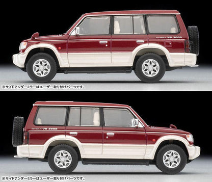 [預訂] Tomica Limited Vintage NEO LV-N206b 三菱 帕傑羅 中型車頂寬 VR (紅色/米色) 96年款《25年2月預約》