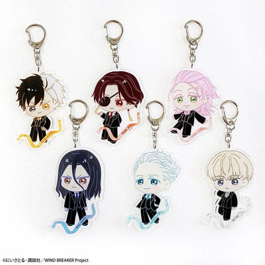 [Pre-order] Anime "WIND BREAKER" exchange keychain 6 pieces into the BOX "September 24 reservation"