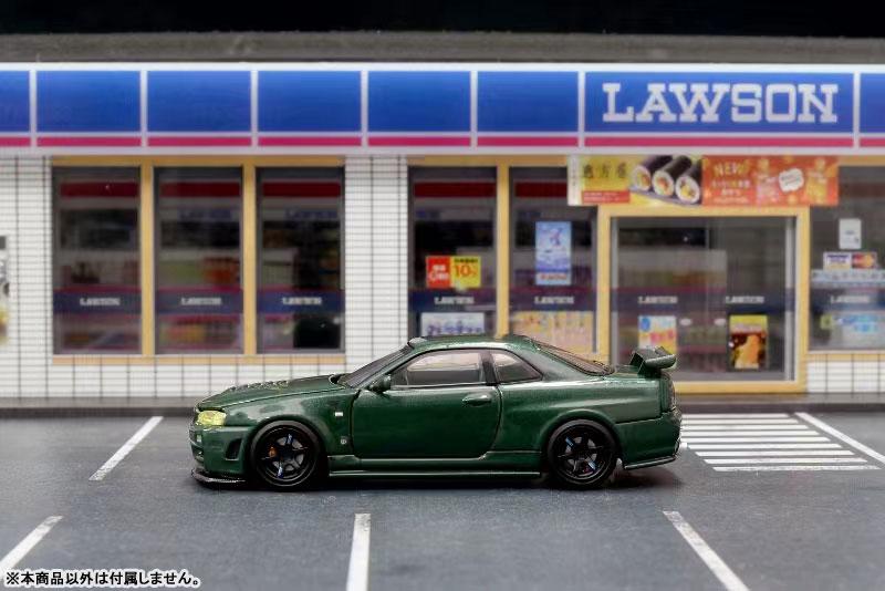 [預訂] 1/64 日產 天際線 GTR R34 (NISMO) CUSTOMIZED 深綠色《24年9月預約》