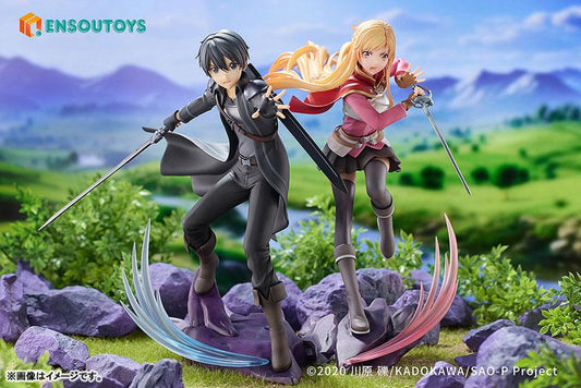 [Pre-order] Sword Art Online - Progressive - Scherzo of the Gloomy Dusk - Kirito &amp; Asuna Set 1/7 Figure "Pre-order for May 25"