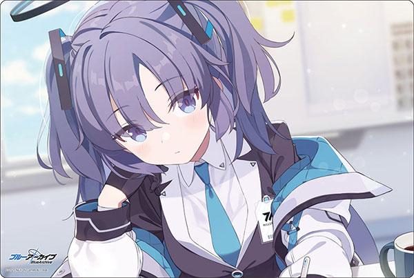 [預訂] 武士道 橡膠墊，蔚藍檔案『優香』紀念大廳插圖ver.，人物特寫。