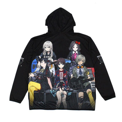 [預訂] Girls Band Cry 原創 TOGENASHI TOGEARI 全綵圖案 快乾連帽衫 形象照Ver./M《25年11月預約》