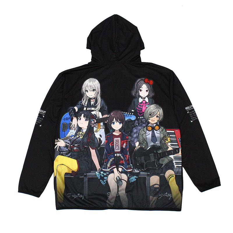 [預訂] Girls Band Cry 原創 TOGENASHI TOGEARI 全綵圖案速乾連帽衫 宣傳照Ver./XL《25年11月預約》