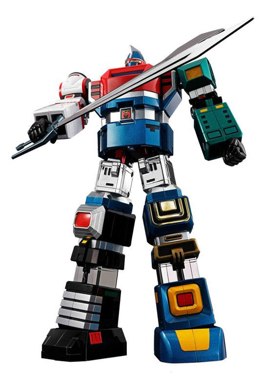 超合金魂 GX-40SP 六神合體 50週年版，持劍站立特寫。