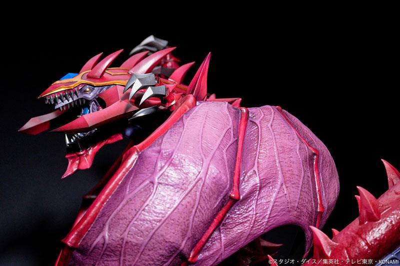 遊☆戲☆王怪獸之決鬥GX 神炎皇烏利亞 完成品模型特寫，紅色龍形，細節豐富。