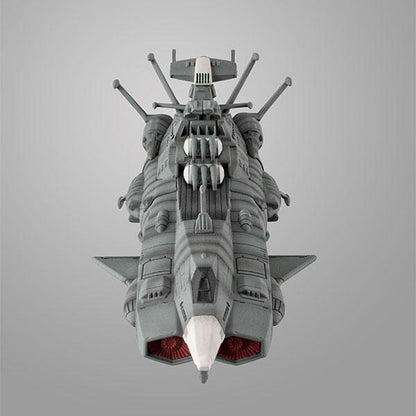 [預訂] 地球聯邦安朵美達級一號艦安朵美達Re.模型特寫，灰色塗裝，細節豐富。