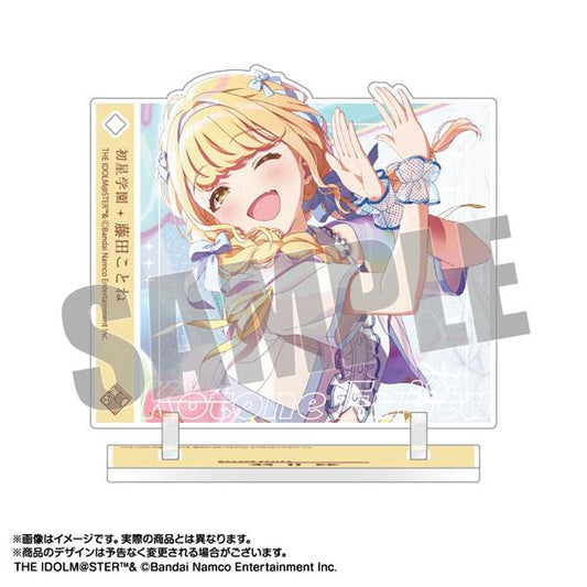 [Pre-order] School Idol Master Jacket Design Badge &amp; Standing Plaque Fujita Kotone "March 25 Pre-order"