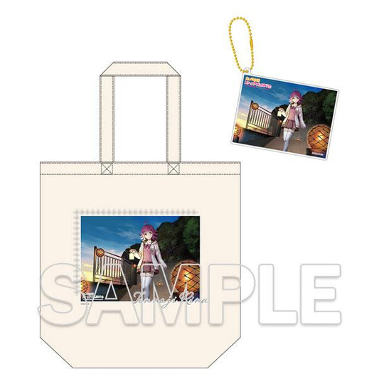 [Pre-order] Love Live! Nijigasaki Gakuen School Idol Club Travels with You Tote Bag &amp; Acrylic Card Keychain Tennoji Rina "Reservation for October 24"