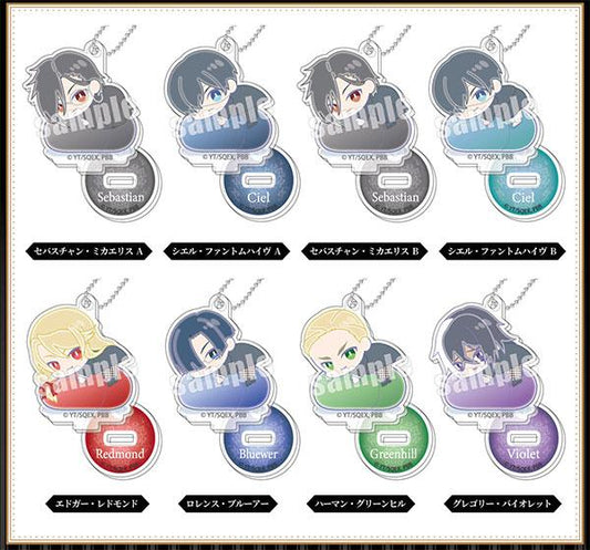 [Pre-order] Vertical mini keychain TV animation "Black Butler -Boarding School Chapter-" Hug Meets 10 pieces in BOX "July 24 reservation"