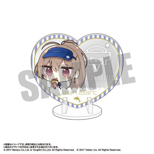 [Pre-order] Azur Lane × MARION CREPES Pikuri pendant &amp; stand Jean Bart (miniature) "December 24 reservation"