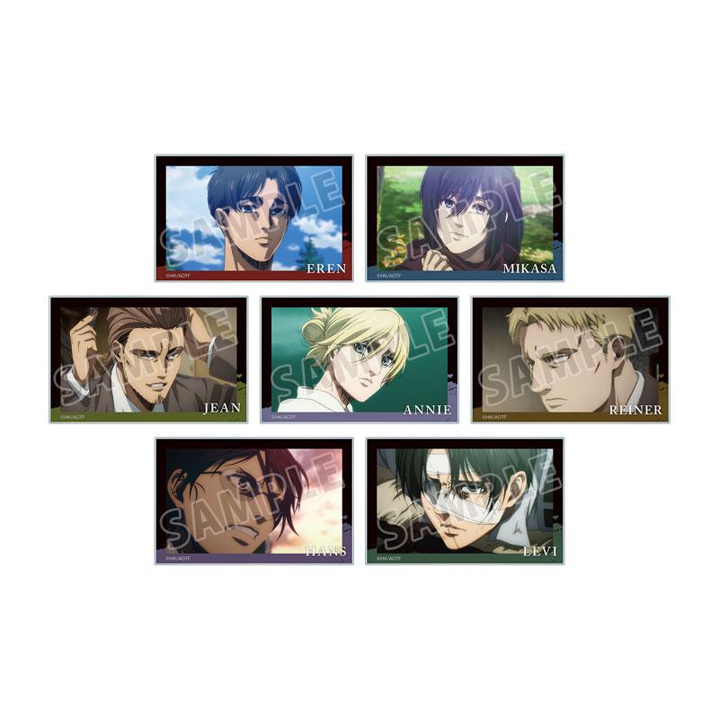 [Pre-order] Attack on Titan Exchange Scene Writing Acrylic Cards vol.2 7 pieces in BOX "October 24 Pre-order"