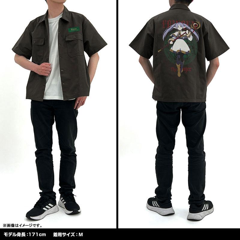 [預訂] 葬送的芙莉蓮 芙莉蓮 刺繡工作襯衫/GRAY-XL《25年9月預約》