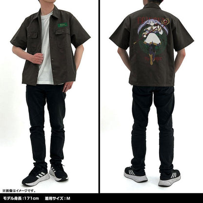 [預訂] 葬送的芙莉蓮 芙莉蓮 刺繡工作襯衫/GRAY-XL《25年9月預約》