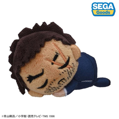 [預訂] 名偵探柯南晚安毛公仔 Puchi Vol.6，其中一款設計：角色閉眼躺臥的毛絨公仔。