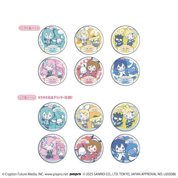 [預訂] 交換徽章(含稀有款)「Piapro Characters×三麗鷗角色」02/合作插圖 7個入BOX《25年10月預約》