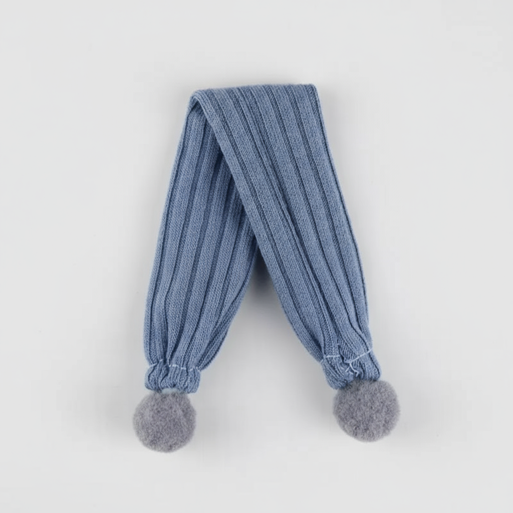 Playful Pompom Knit Scarf [OB11/GSC Doll]