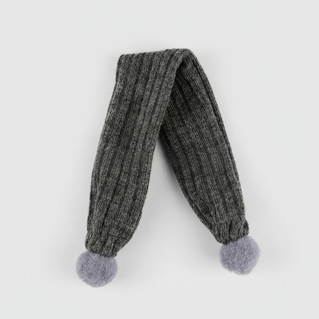 Playful Pompom Knit Scarf [OB11/GSC Doll]