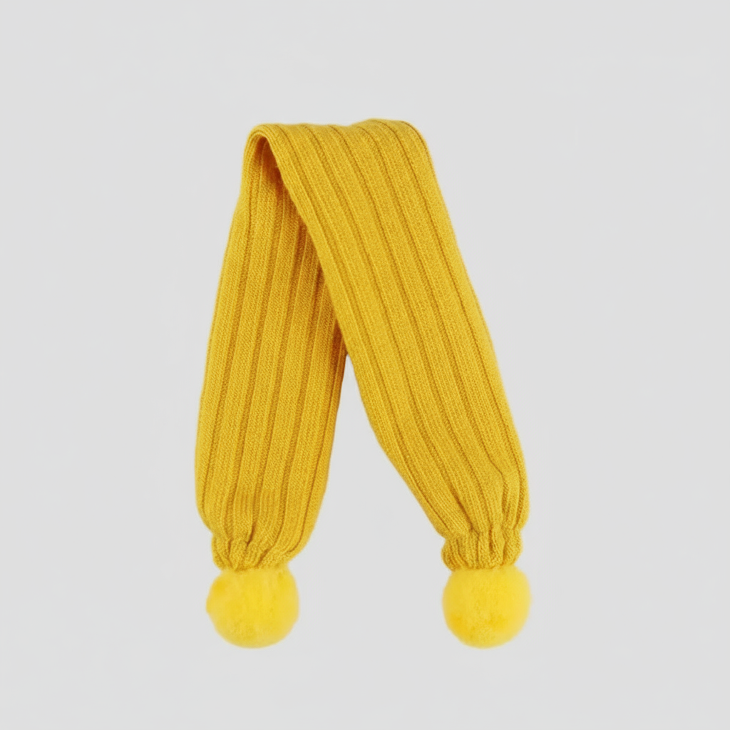 Playful Pompom Knit Scarf [OB11/GSC Doll]