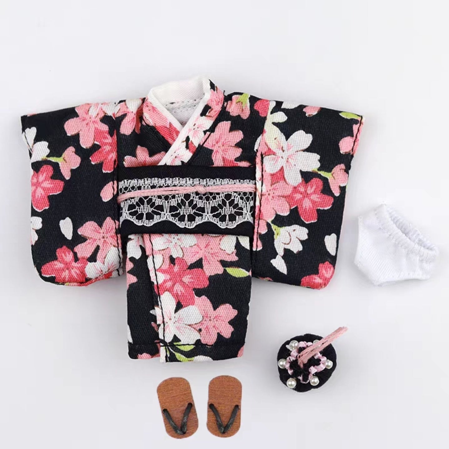 Night Sakura Yukata Set [OB11/GSC Doll]