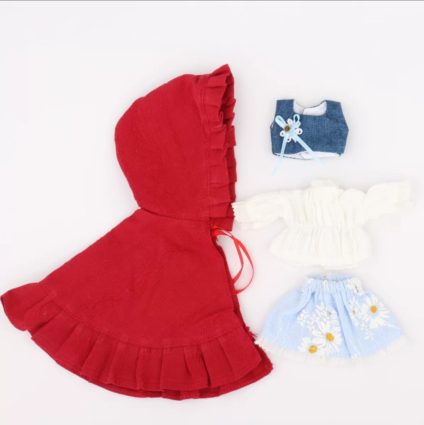 Forest Daisy "Little Red" Outfit Set [OB11/GSC Doll]