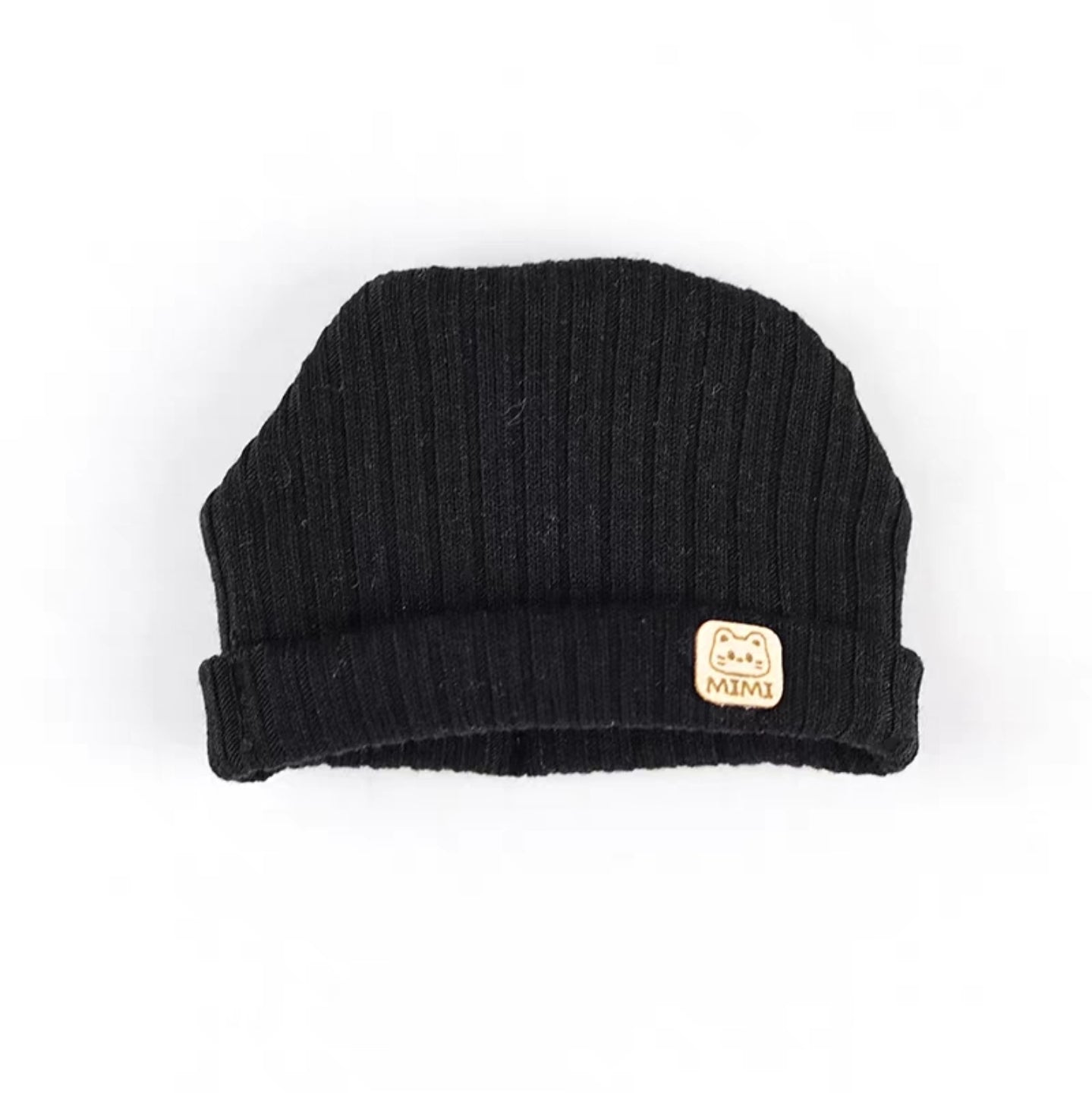 MIMI貓咪羅紋針織帽 [OB11/黏土娃]