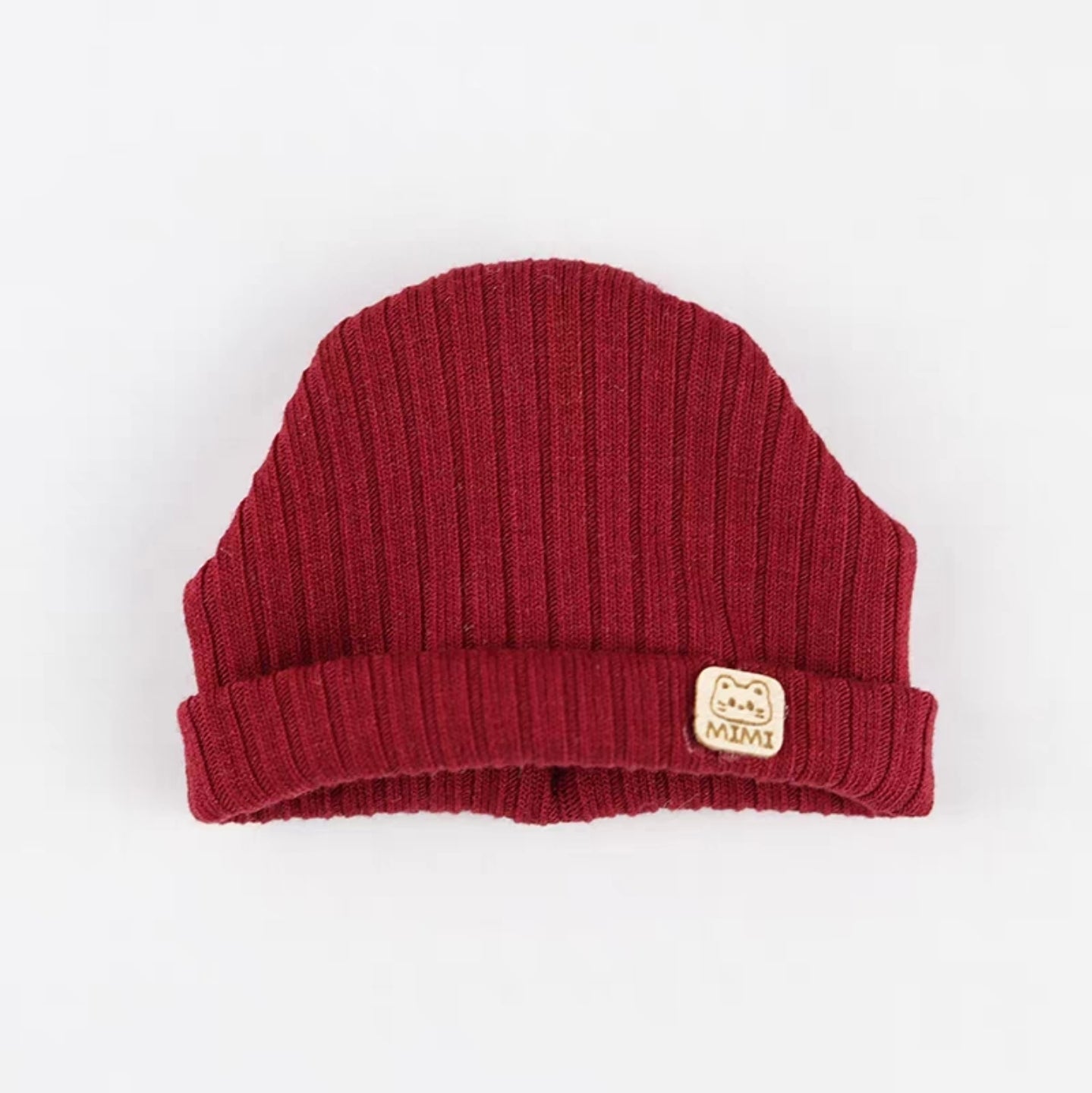 MIMI貓咪羅紋針織帽 [OB11/黏土娃]