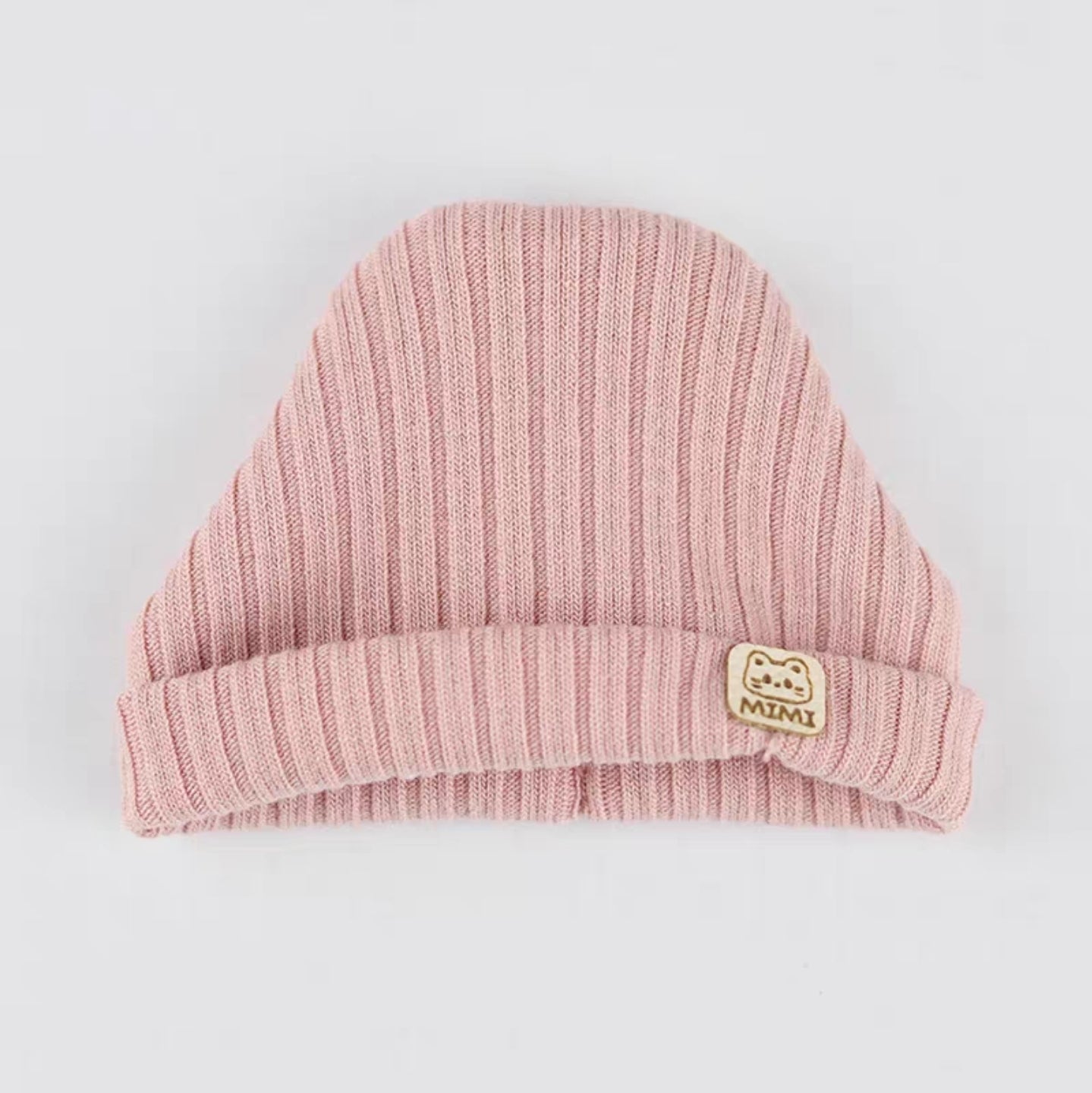 MIMI貓咪羅紋針織帽 [OB11/黏土娃]