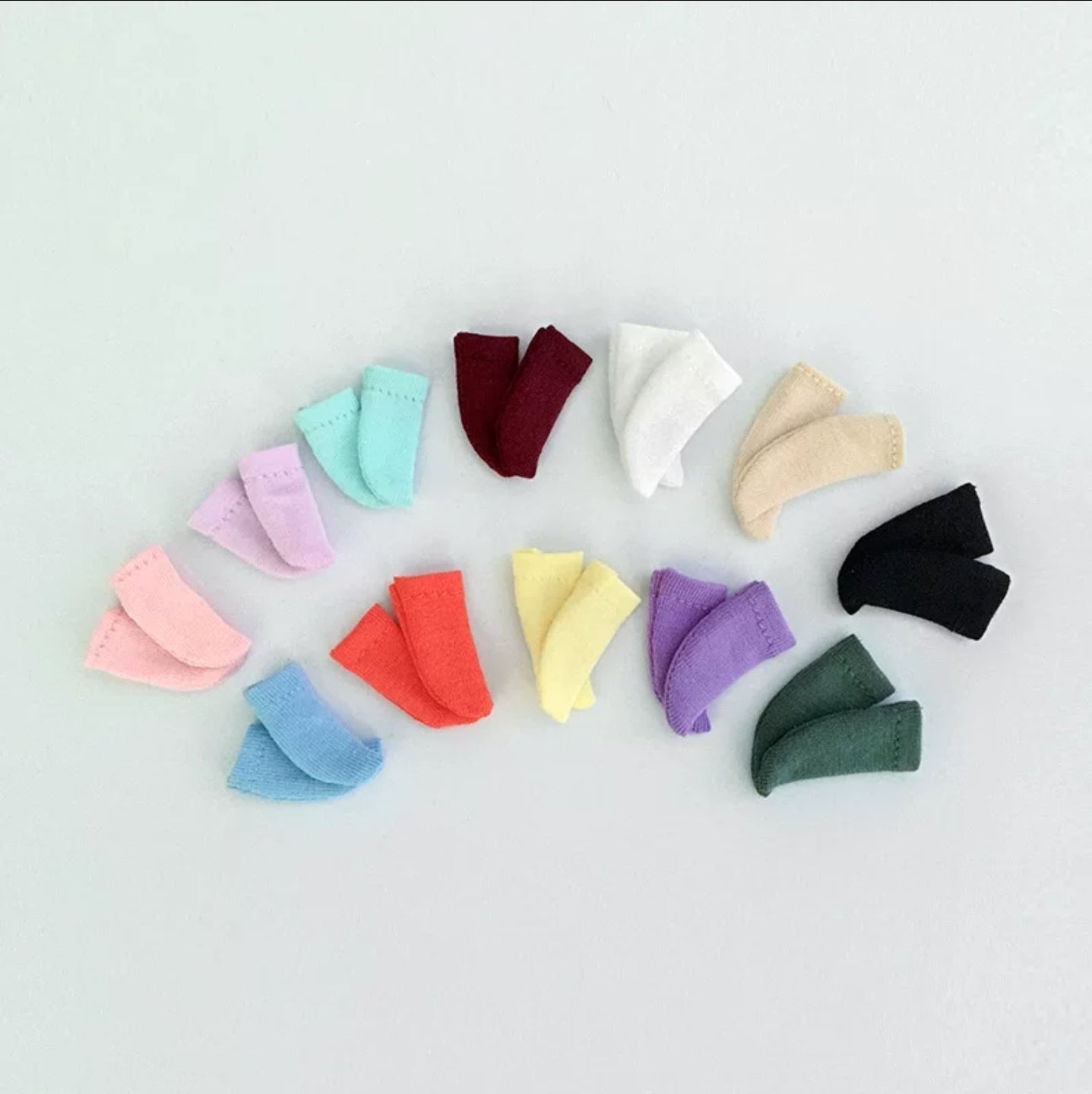 Essential Color Pop Socks [OB11/GSC Doll]