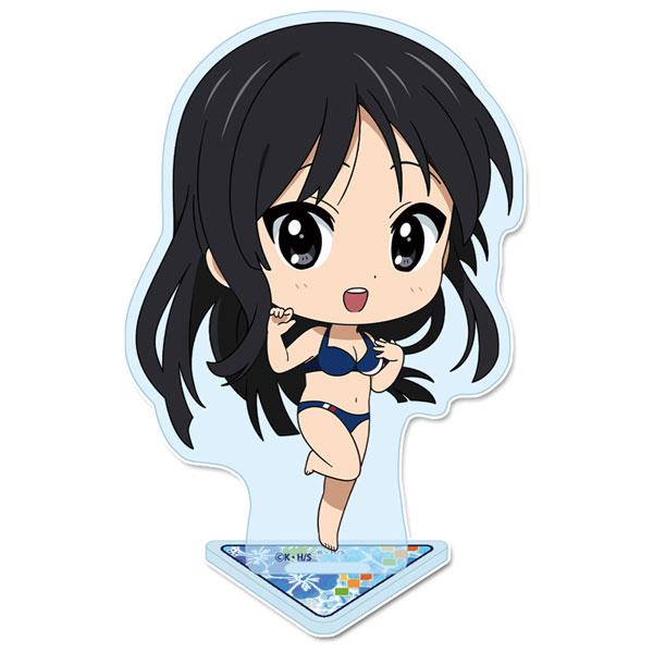 [預訂] 輕音少女 秋山澪 水着ver. 立牌，Q版人物穿著比基尼。